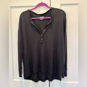 Lou & Grey Black Button Down Shirt